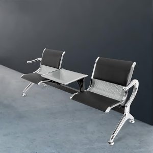 2-seater waiting bench with a table