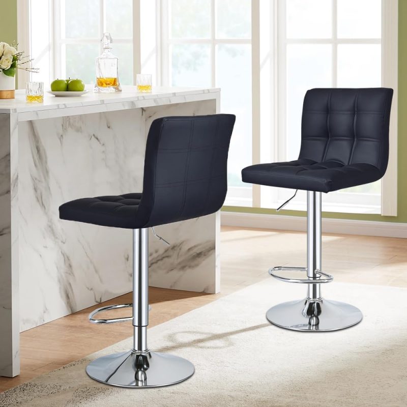 Black Swivel barstool - Image 2