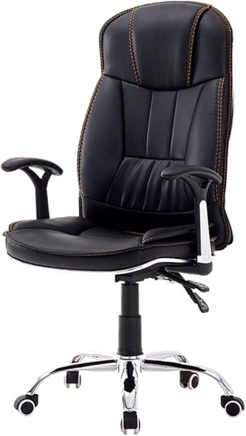 Reclining executive leather office chair - Image 5