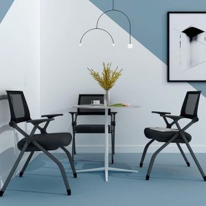 Mesh foldable office seat