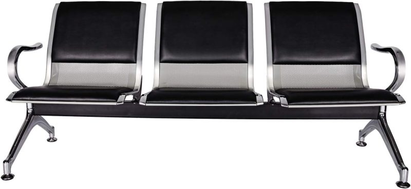3-link metallic waiting bench - Image 2