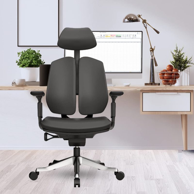 Comfortable fabric office chair - Image 3