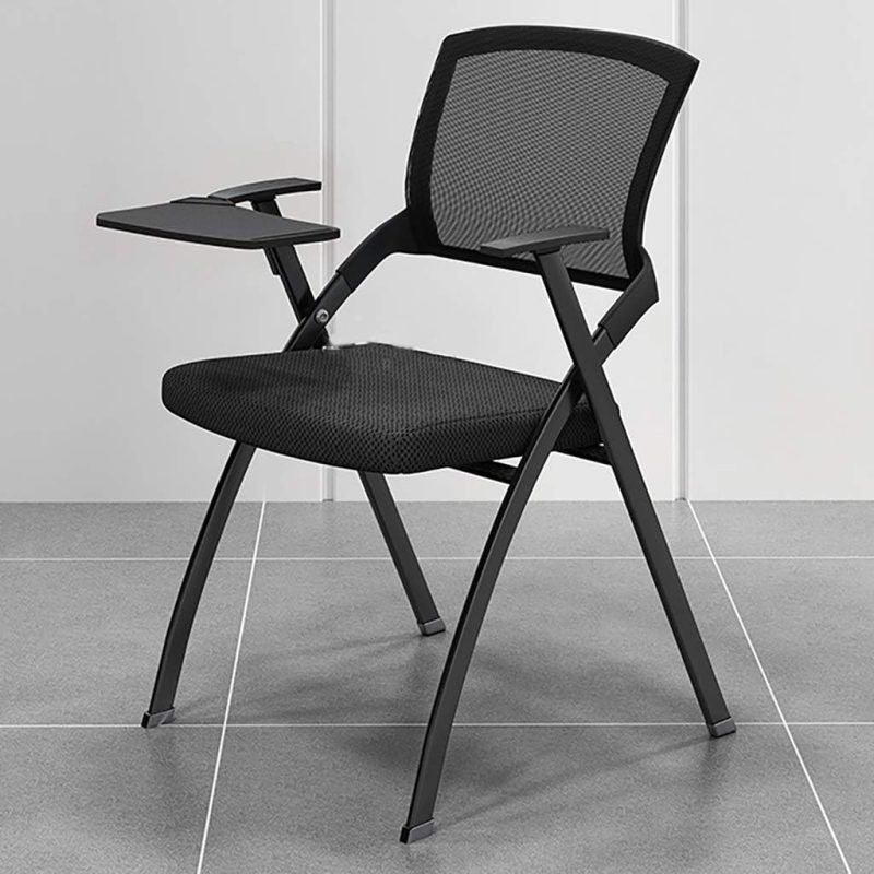 Training foldable chair with writing pad