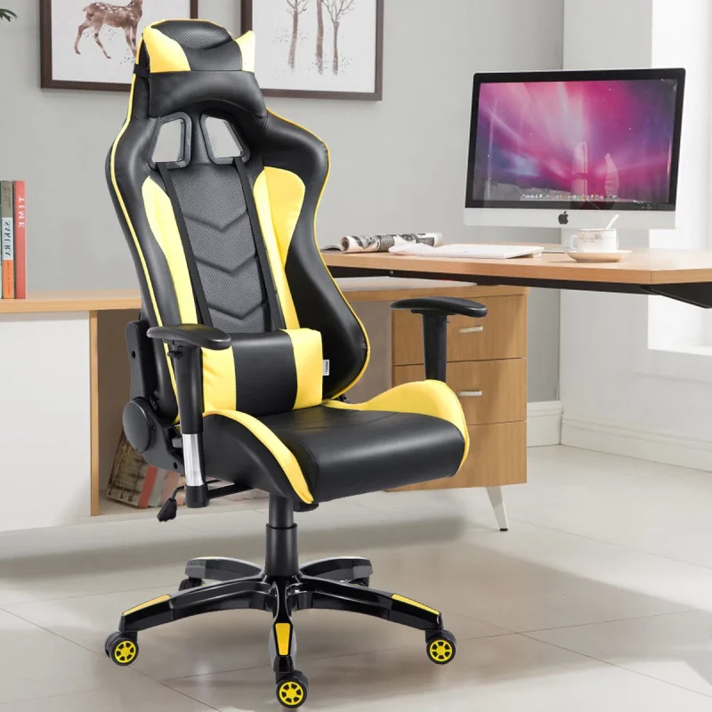 gaming chair-yellow - Image 4