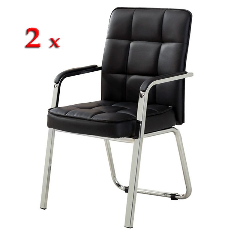 Medium back leather visitor seat - Image 3