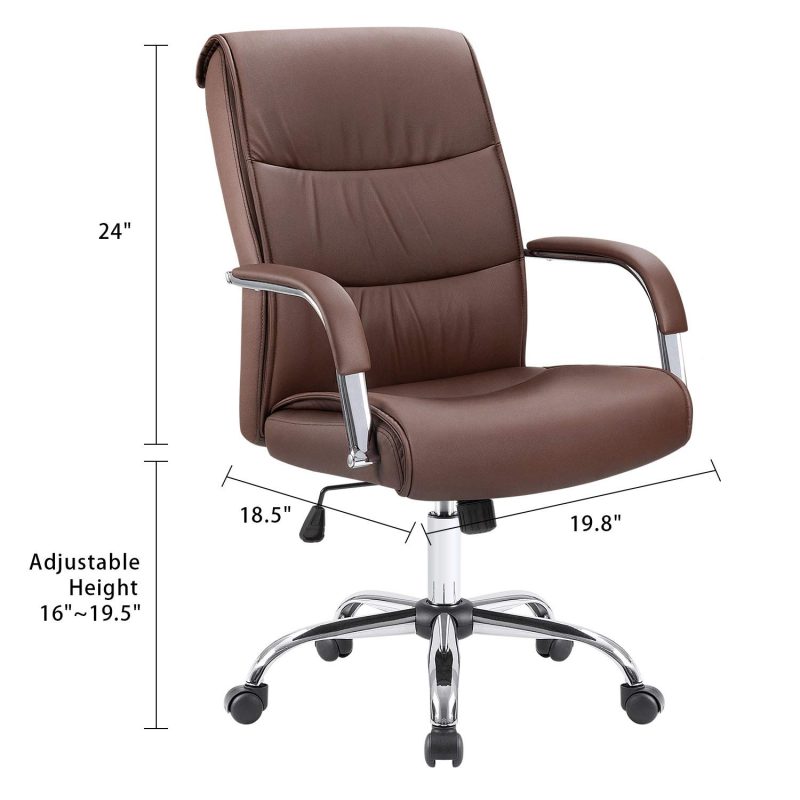 Brown executive office seat - Image 6