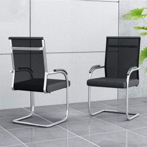 Medium back ergonomic visitor seat