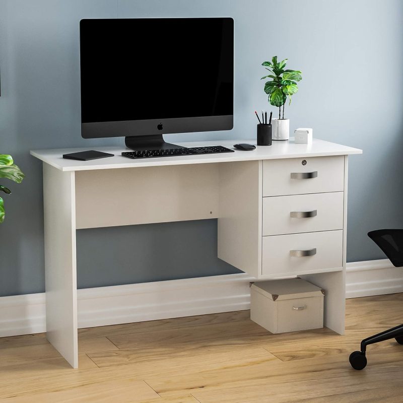 1000mm office desk-white