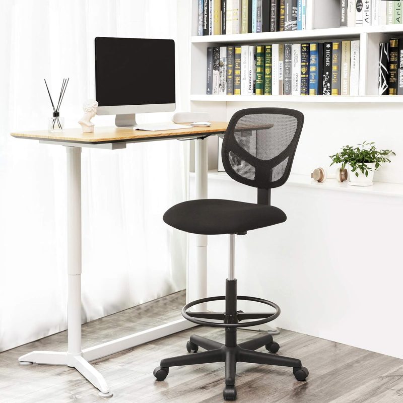 High back reception cashier seat