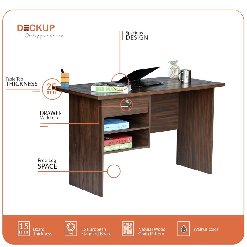 Study office desk 100cm x 60cm - Image 2