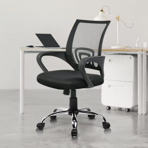 Mesh low back clerical seat