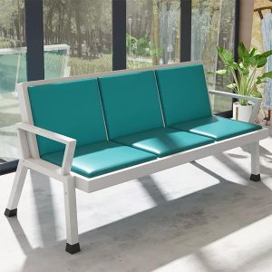 Green heavyduty waiting bench