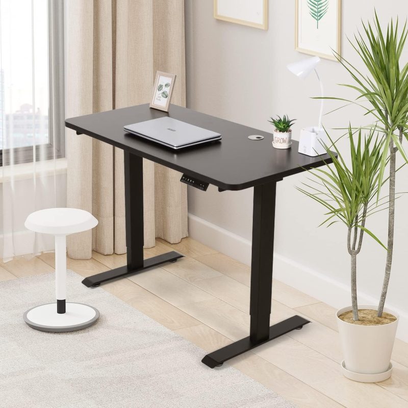 1.2m black electric standing table - Image 2