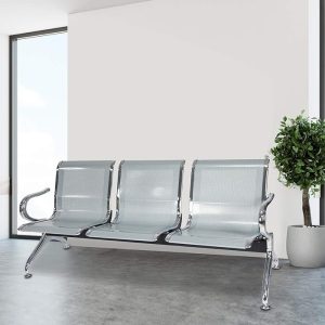 3-seater reception waiting bench