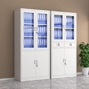 2-door metallic filing cabinet