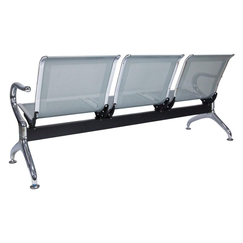 3-seater reception waiting bench - Image 2
