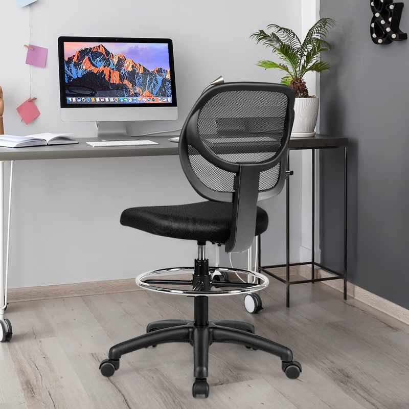 Height adjustable cashier office seat - Image 2