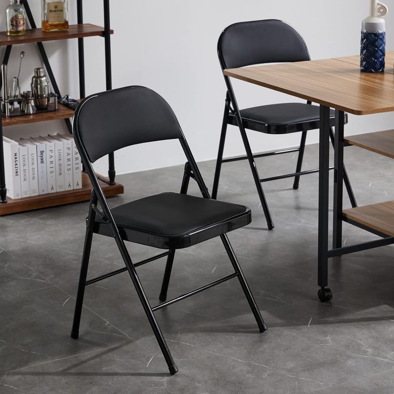 Ergonomic foldable leather chair - Image 5