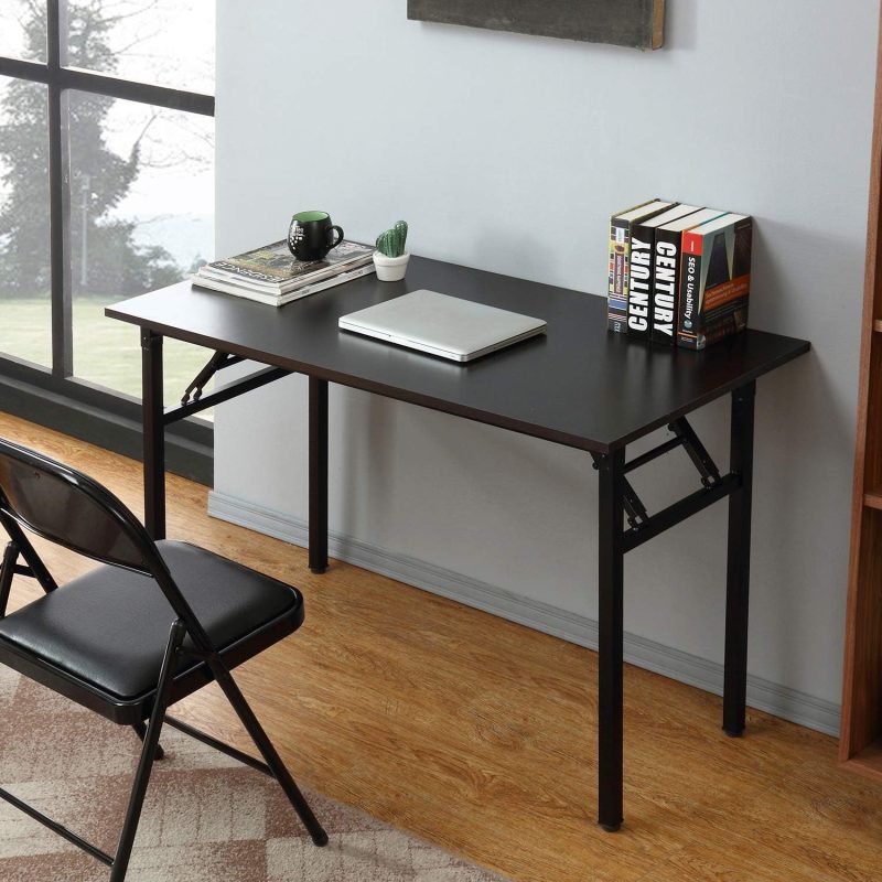 1.0m wooden foldable study table - Image 4