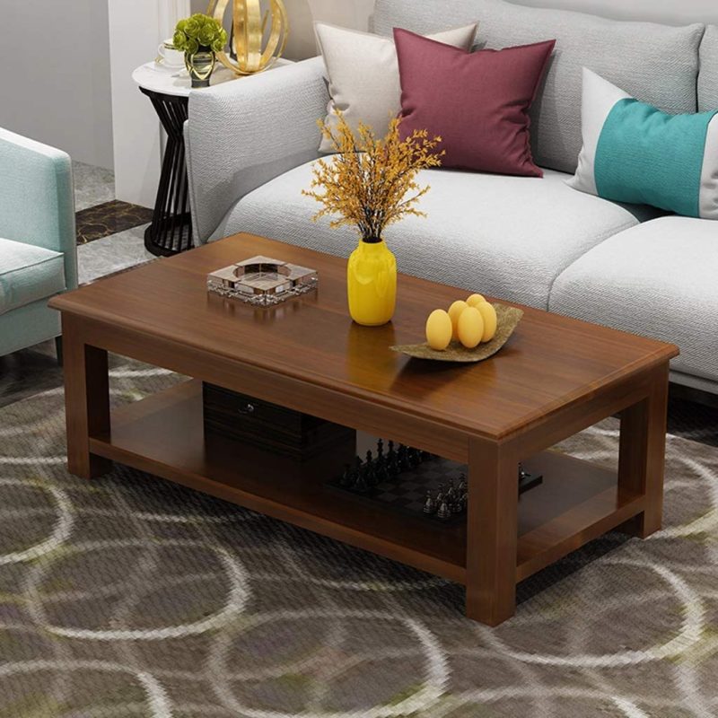 Executive office mahogany coffee table - Image 5