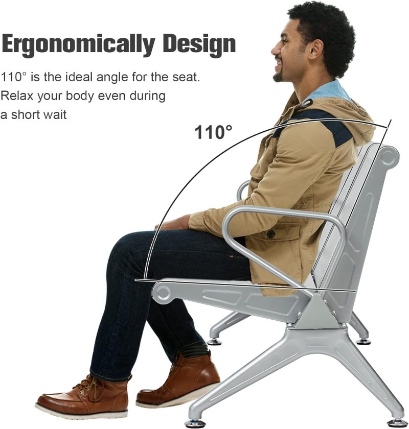 3-seater airport  waiting bench - Image 3