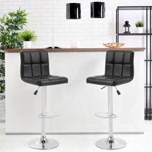 Modern adjustable counter barstools