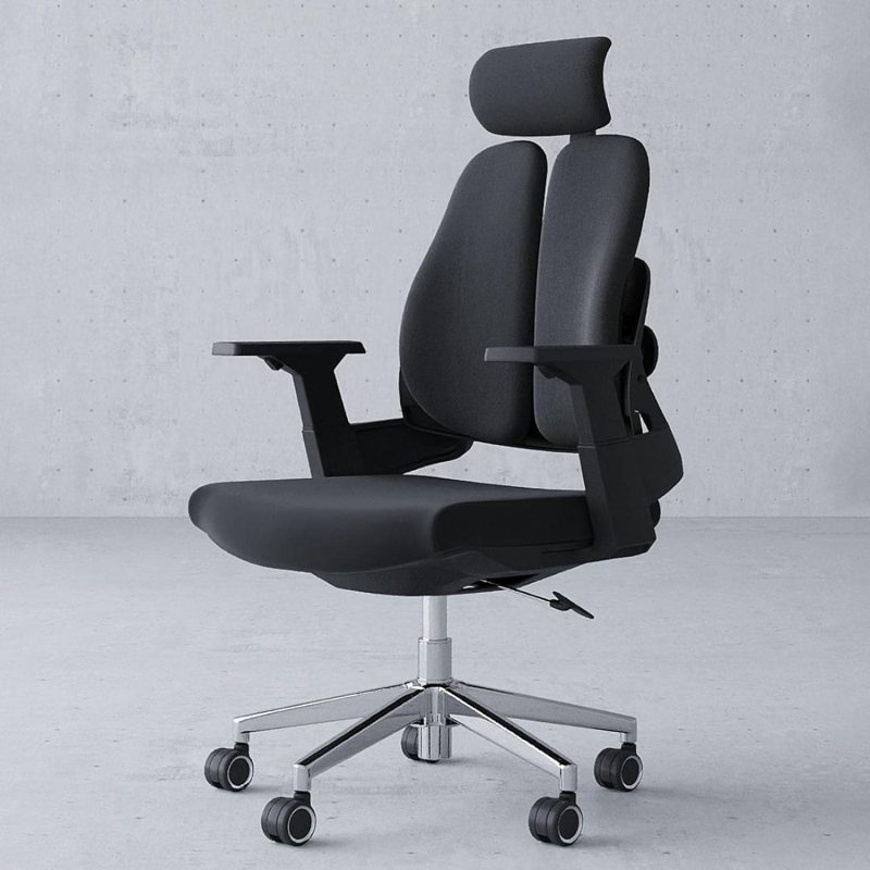 Comfortable fabric office chair