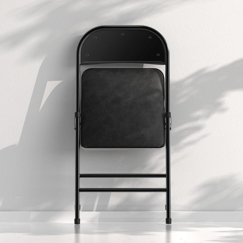 Ergonomic foldable leather chair - Image 6