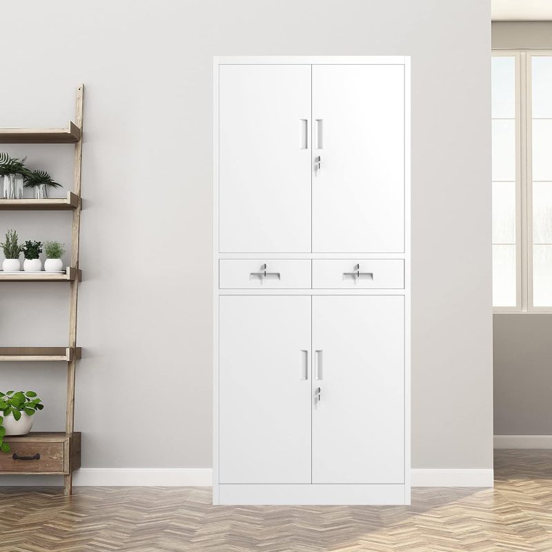4-door metallic storage cabinet - Image 2