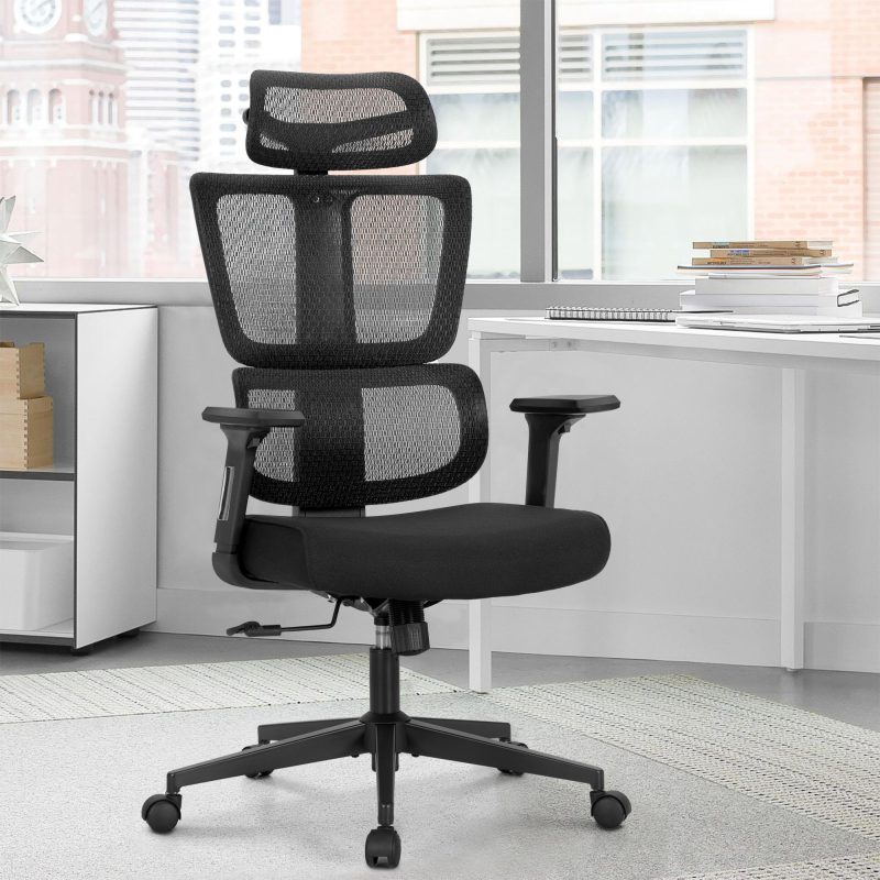 Reclining ergonomic office chair