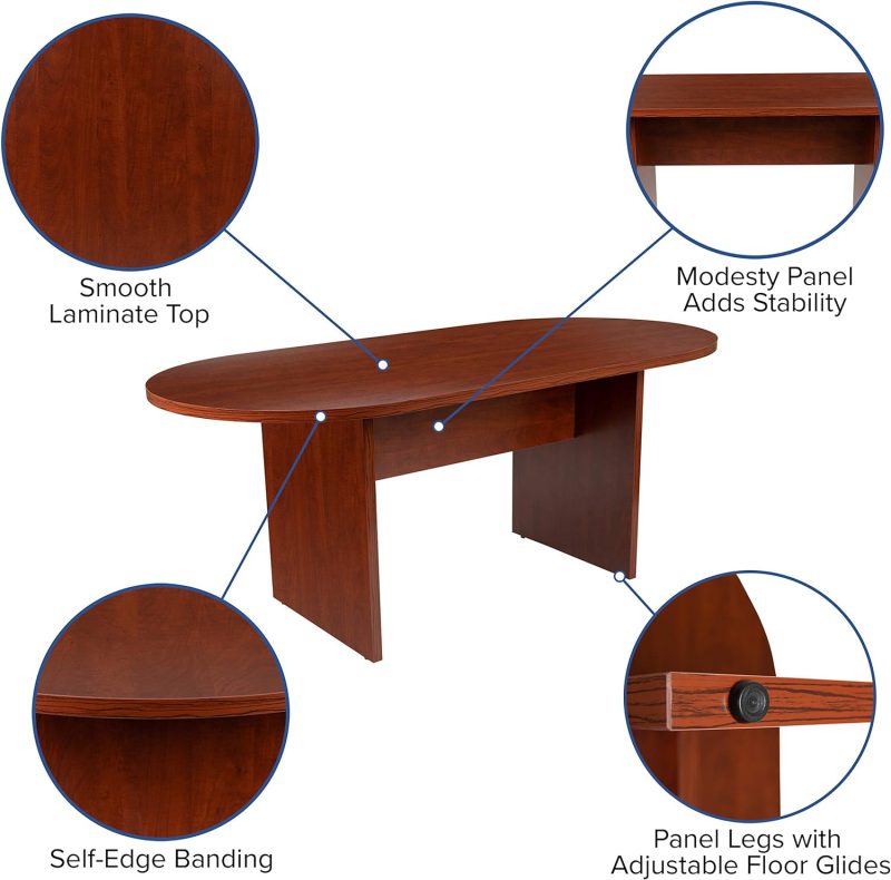 2.4m boardroom meeting table - Image 3