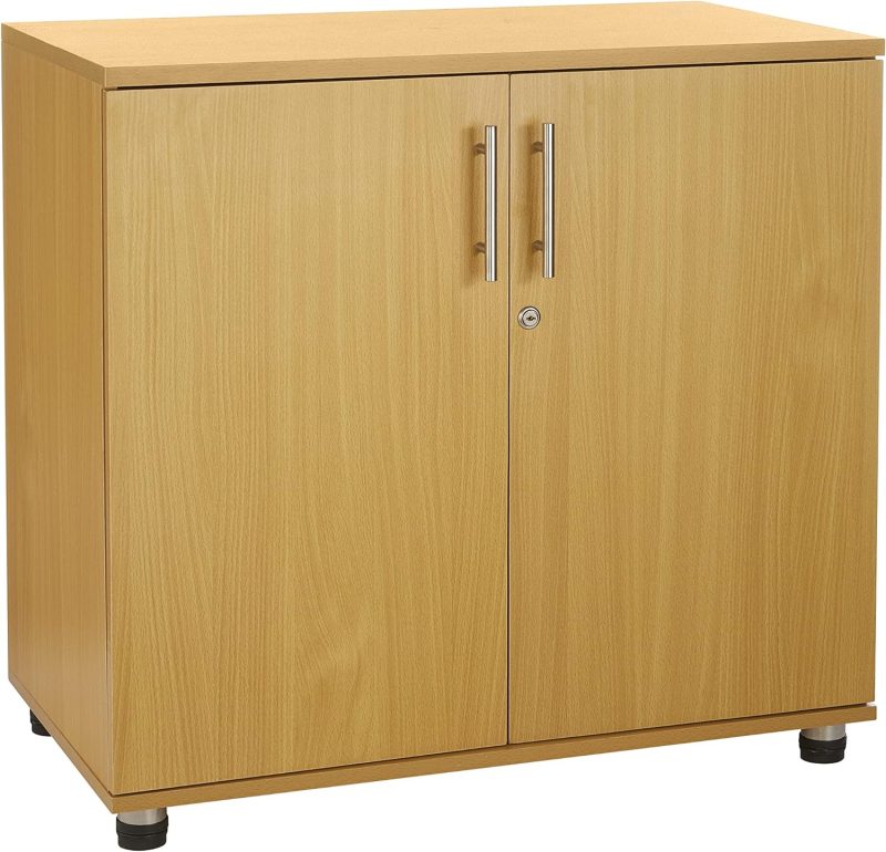 Beech executive office cupboard