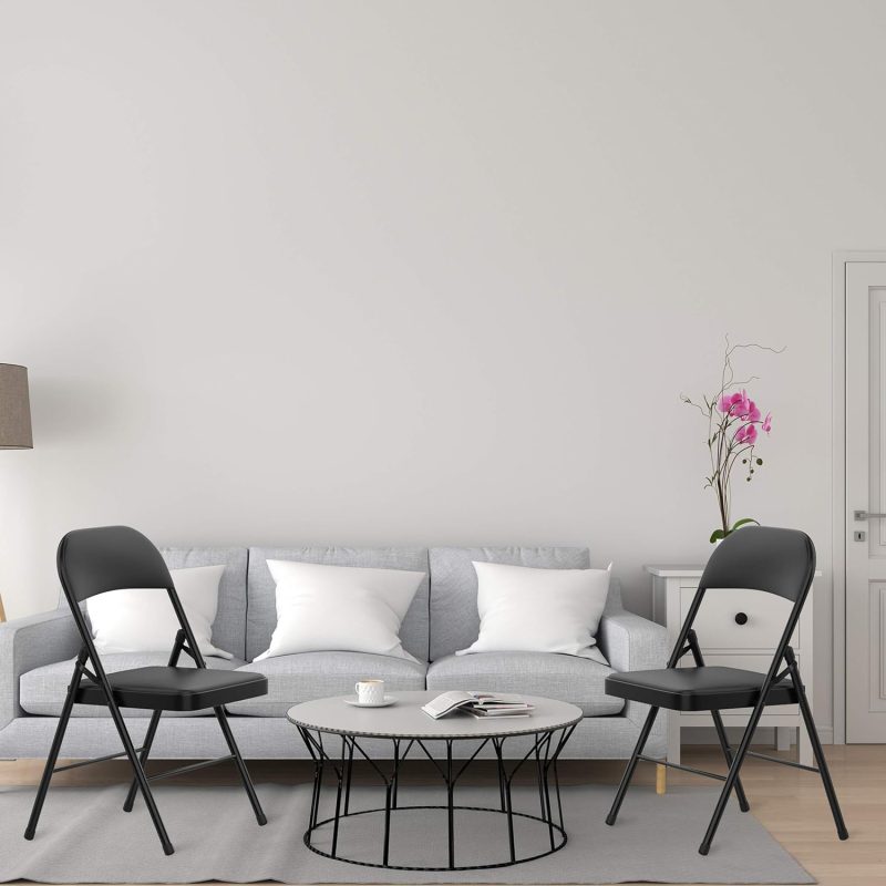 Ergonomic foldable leather chair - Image 2