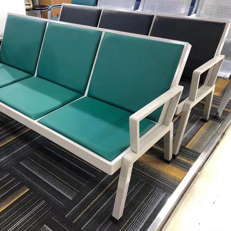 Green heavyduty waiting bench - Image 3