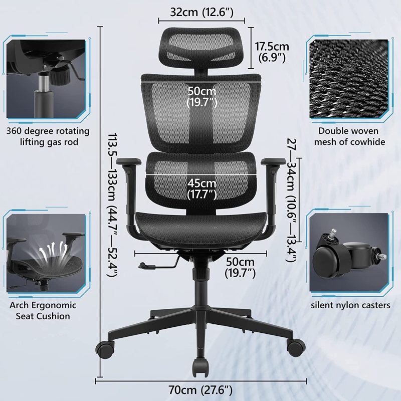 Ergonomic Office Chair -SODUKO - Image 2