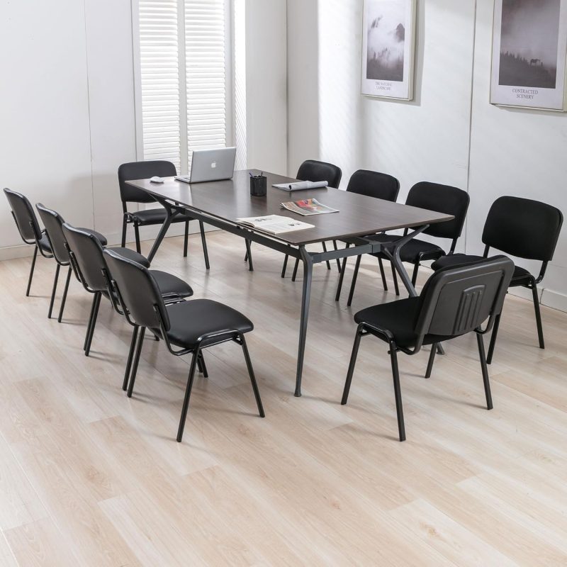 Stackable fabric office visitor seat