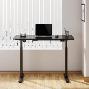 1.2m black electric standing table