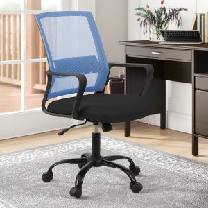 Mid back ergonomic office chair
