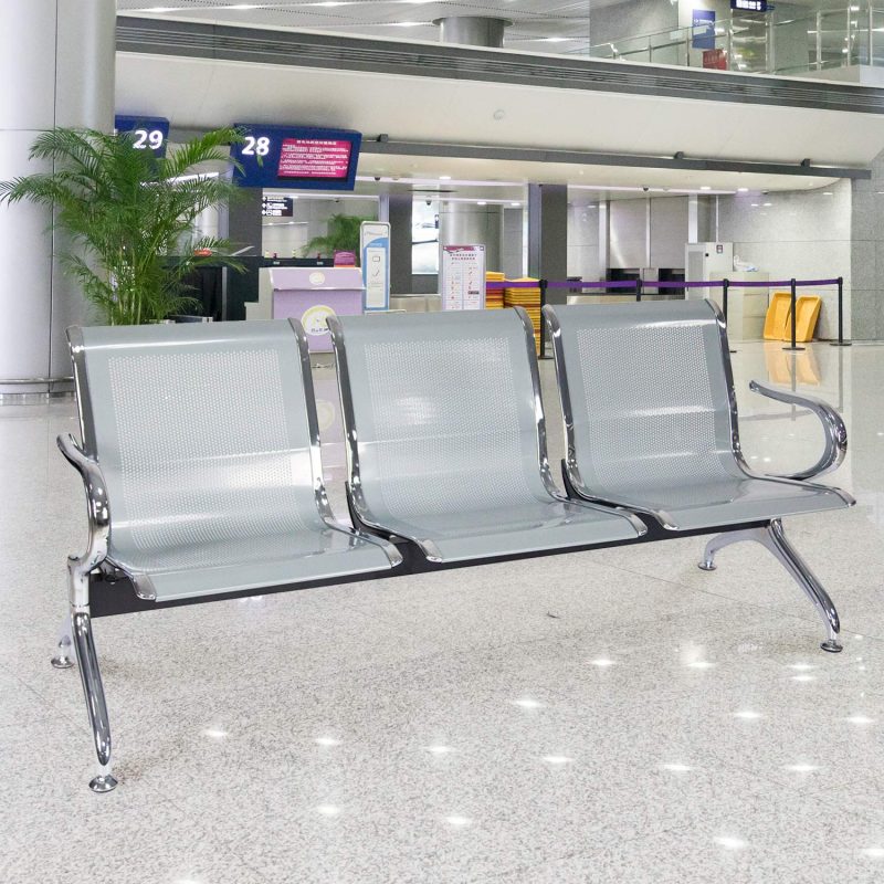 3-seater reception waiting bench - Image 3
