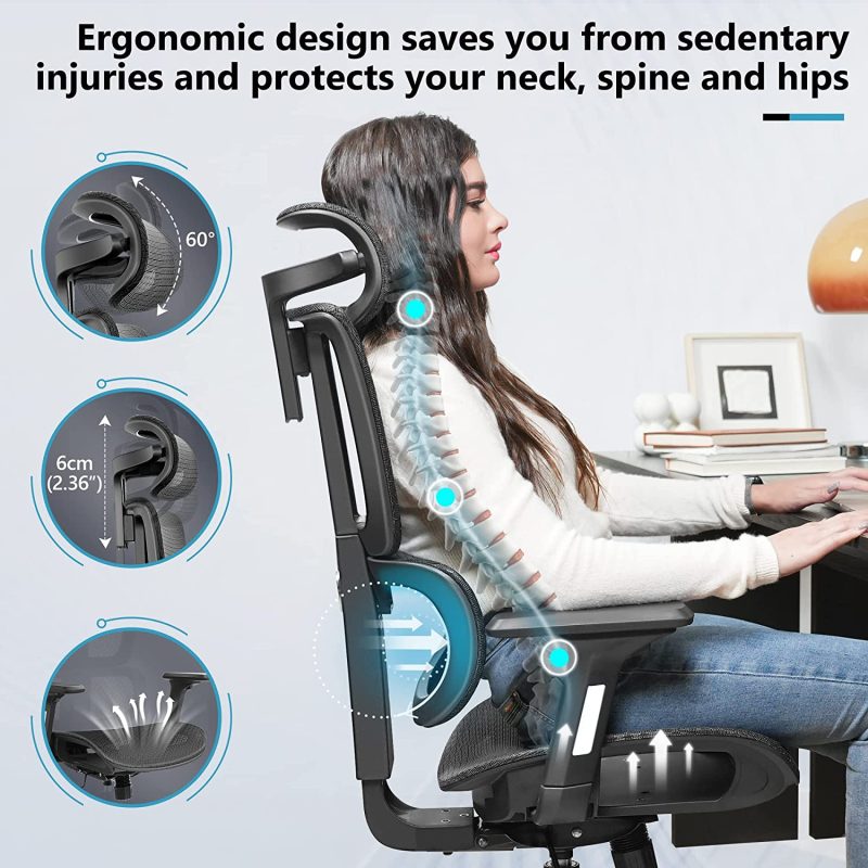 Ergonomic Office Chair -SODUKO - Image 3