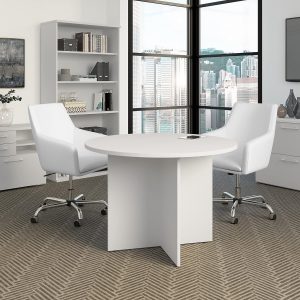 4-seater round meeting table-1.0m