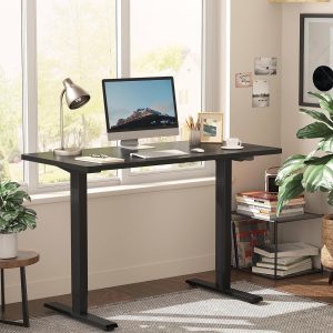 Electric height adjustable standing desk