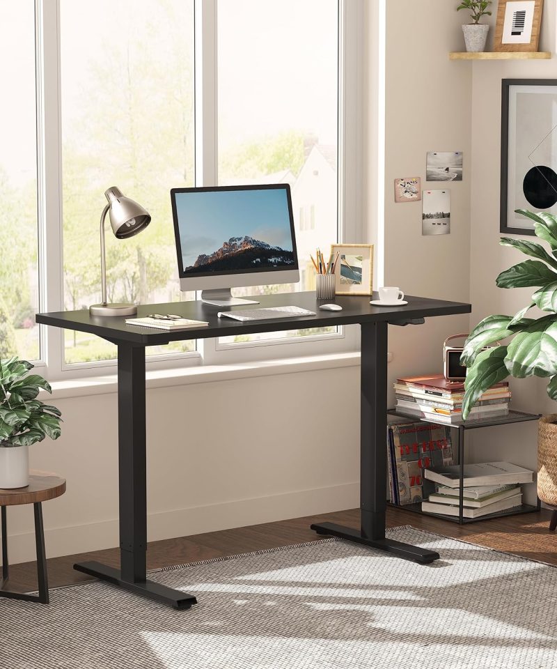 Electric height adjustable standing desk