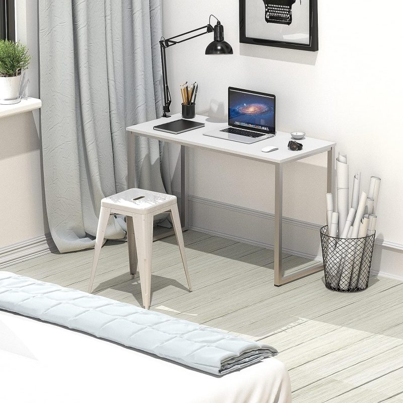 1.2m wooden desk with metallic legs