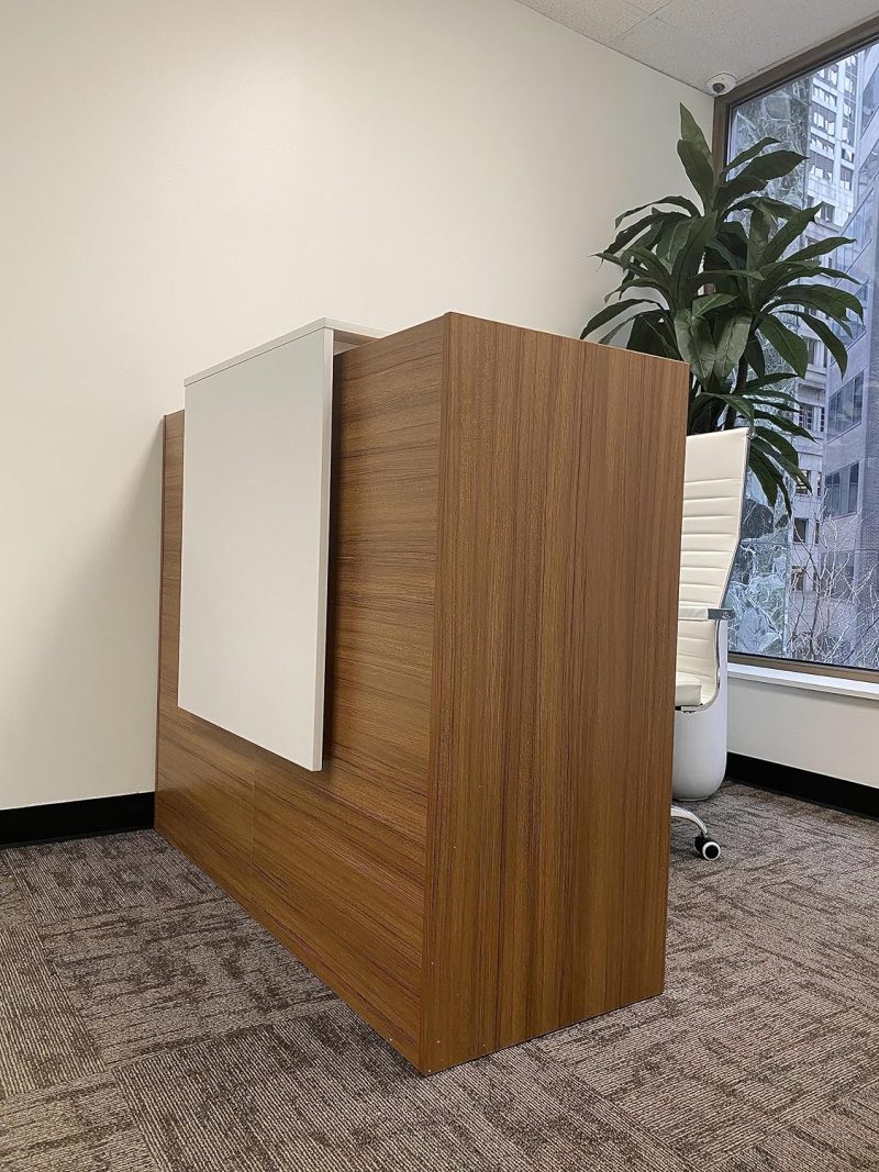 1.2m standard reception desk - Image 4