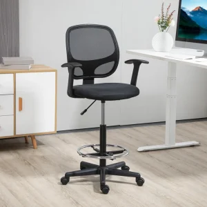 Height adjustable cashier office seat