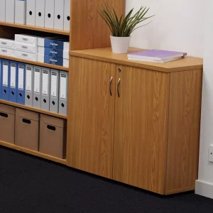 Executive beech office cupboard