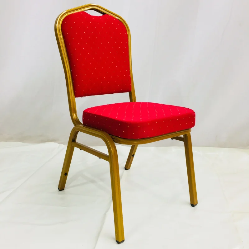 Stackable red banquet chair - Image 5