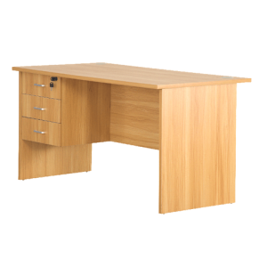 Office Work Desk- Beech