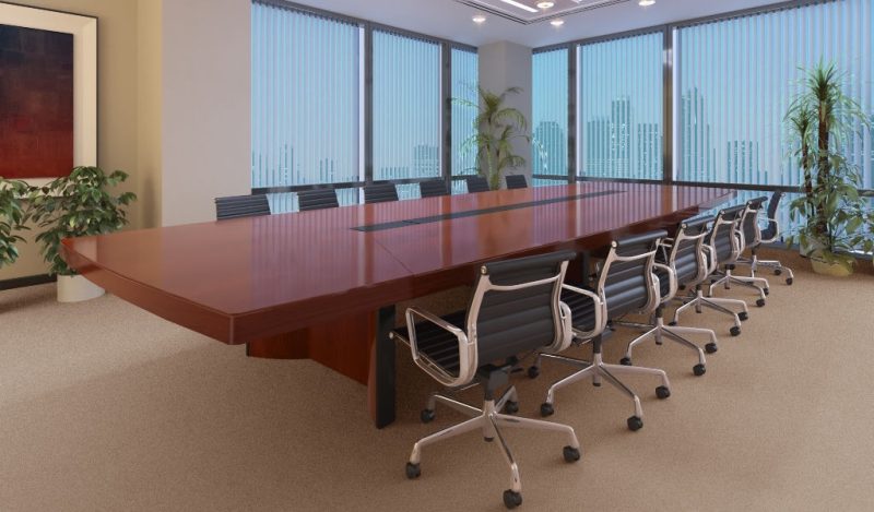 4.8m long Boardroom table - Image 3